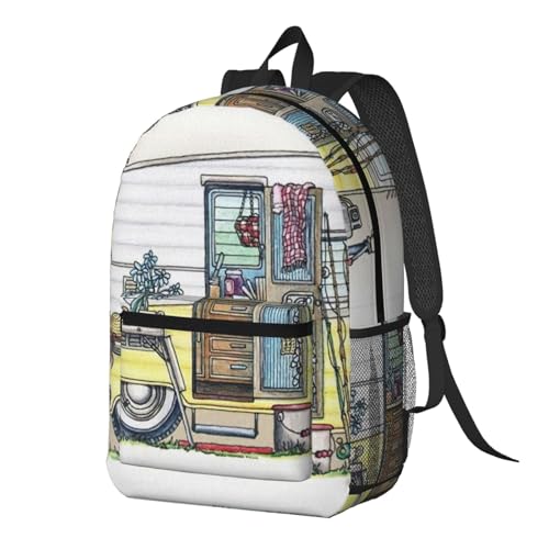 Sac à dos pour ordinateur 43 cm noir Happy Campers - 2