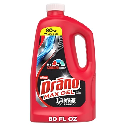 Drano Max Gel Drain Clog Remover & Cleaner...