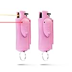 Guard Dog Security Pepper Spray Self Defense for Women, Men, OC Spray, AccuFire Worlds Only Laser Sight Pepper Spray Keychain with Belt Clip for Quick Access, 16 Feet Range
