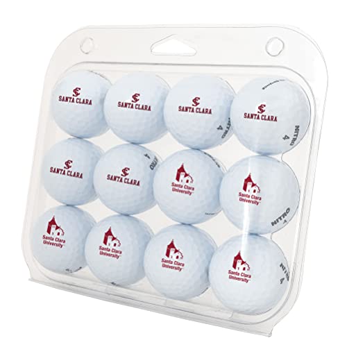Desert Cactus Santa Clara University Golf Balls 12 Pack Full Color Dozen Golf Ball