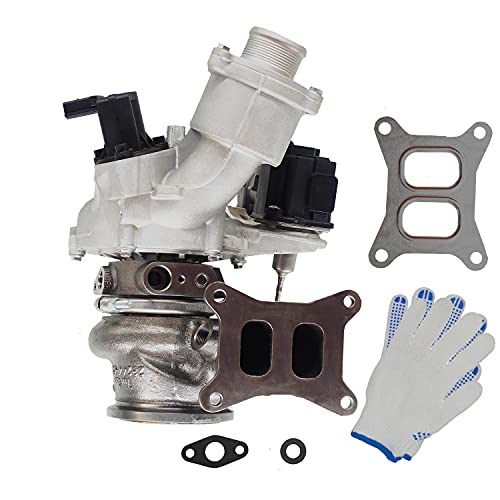 Haturbo IS38 Turbo Charger 06K145722G 06K145701S Compatible With 2015-2018 Audi S3 for 2015-2018 Volkswagen Golf for 2019 Volkswagen Arteon Replaces 06K145874N 06K145722T 06K145722H Turbocharger