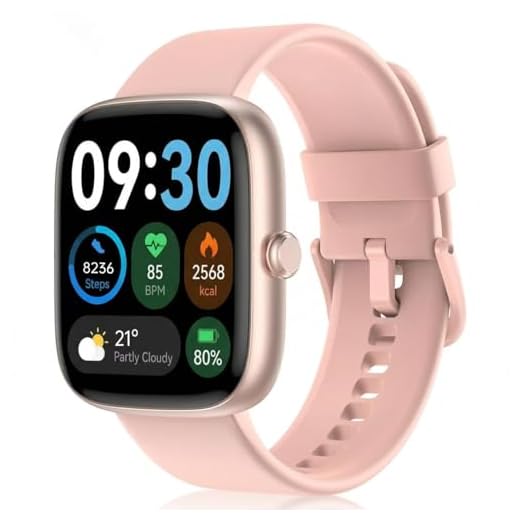 BlazeChip Smart Watch for Women, 1.83" HD Touchscreen Fitness Tracker, Bluetooth Calling, 110+ Sports Modes, Heart Rate SpO2 Sleep Monitor, DIY Dial, IP67 Waterproof, Compatible with Android & iOS