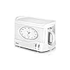 SWAN STM201N Vintage Teasmade with a Traditional Dial Clock, Rapid Boil and Alarm, 600ml, 850W, White