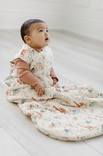 Image of Loulou Lollipop Tencel Lyocell Wearable Baby Blanket Sleeping Bag, Unisex Infant Toddler, 1.0 TOG, 2-Way Zipper Sleepsack