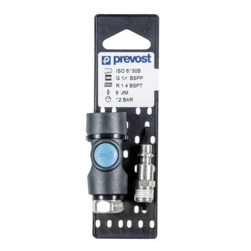Kit Connexion ISO B Raccord G 1/4 F - Embout G 1/4 F Prevost