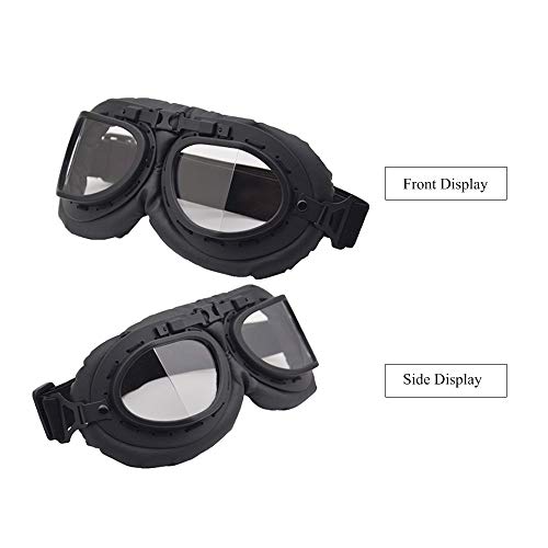 Óculos de motocicleta, Gainty Óculos de proteção retrô para motocicleta Óculos de patinete para cicl