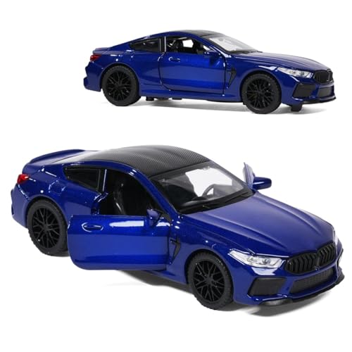 Image of VARIYA ENTERPRISE Exclusive Alloy Metal Pull Back Die-Cast Car Diecast Metal Pullback Toy Car with Openable 6 Doors,Light Music Boys Gifts Toys (1:32 B-M-W M8-Multicolor)