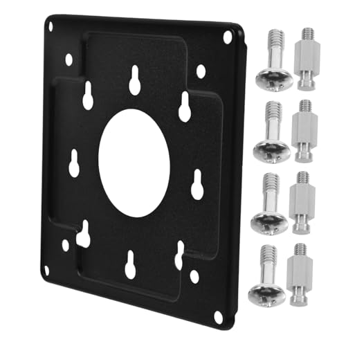 EPIGEIST Soporte de Montaje para PC Mini con Diseño Negro Elegante Soporte Metálico Resistente para Monitor y Host Instalación Rápida y Práctica para Oficina y Hogar