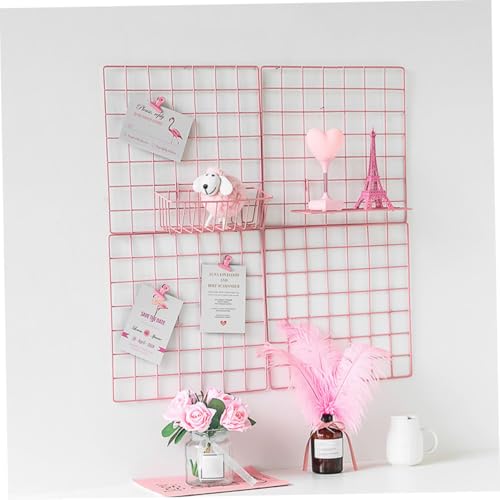 Décorations murales en filet de fer rose légères et solides pour une maison moderne - 5