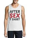 Photo Gallery after sex t shirt funny joke t-shirt da uomo con canotta in cotone bianca x-large Photo Gallery after sex t shirt funny joke t-shirt da uomo con canotta in cotone bianca x-large