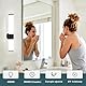 Homefire 2ER LED Spiegelleuchte Bad Spiegellampe - 6W Badleuchte Wand 30cm Wandlampe Badezimmer Wasserdicht IP44 Chrom Modern Neutralweiß 4000K Badlampe Wandleuchte für Keller Küche Badschrank