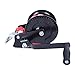 Haofy Heavy Duty Boat Trailer Winch 1600LB with 26ft Strap and 4.1:1 Gear Manual Winch for Boats Trailers RVs