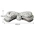 BRZ Multifuncional Almohada De Lactancia Maternidad Almohada De Enfermería Altura Ajustable Gris...
