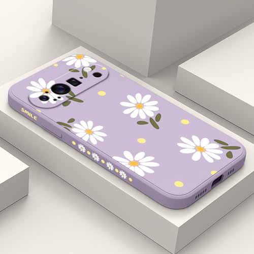 Étui floral Google Pixel 9 Pro XL violet pour sublimer votre style au quotidien