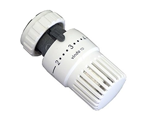 Oventrop OV Thermostat vindo TD 7-28 C, 0 * 1-5, Flüssig-Fühler, weiß