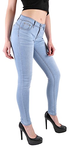 Wax Women's Juniors Basic Stretchy Fit Skinny Jeans, Light Denim, 72