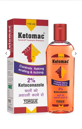 Image of Ketomac.| Anti-Dandruff Shampoo |Controls Flaking, Scaling & Itching,110 ml