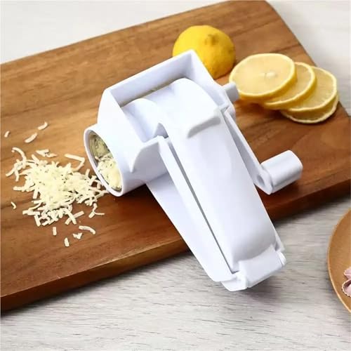 Rallador de queso rotatorio manual para cocina miniatura 4