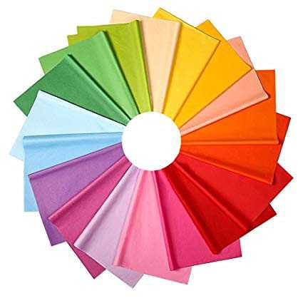 Tbv Tissue Paper For Gift Bags| Mixed Colors Wrapping Sheets| Diy Decorative Papers Sheets Birthday Party, Arts, Crafts And Christmas |Bulk Set Holidays |20 X 26 Inches (001) #TOP1
