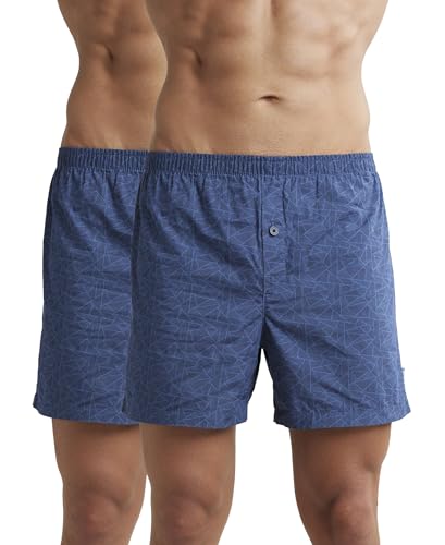 Image of Jockey 8222 Men's Super Combed Mercerized Cotton Woven Printed Inner Boxers with Ultrasoft and Durable Inner Waistband (Pack of 2)