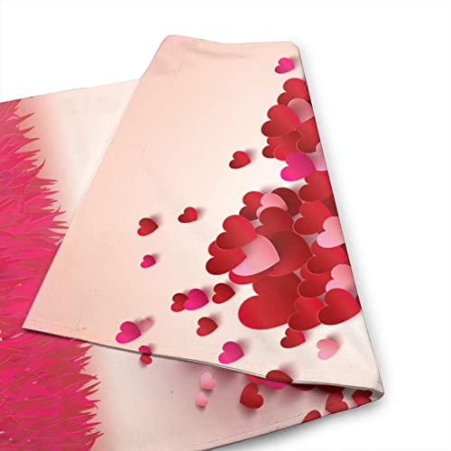 Drapeau de jardin arbre de cœur de haute qualité double face durable - 5