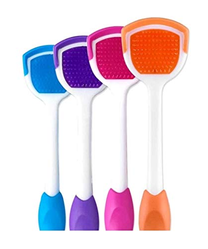 Tongue cleaner, tongue white coating, snowflake, breath odor removal 4 Count