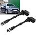 AC Evaporator Thermistor, Pack of 2 Black Car AC Evaporator Temperature Sensor Thermistor Probe 971431M000 Sensitive Car Air Conditioner Replacement Part Fit For Accent 2012‑2017