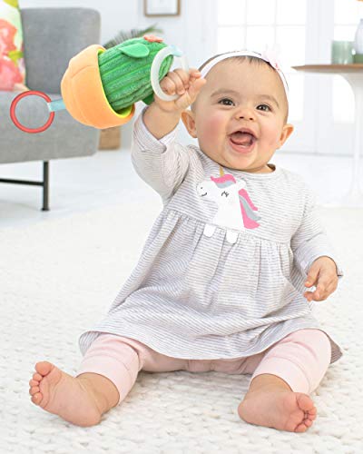 Skip Hop Baby Stroller Toy, Farmstand Grow & Play Jitter, Cactus - Image 7