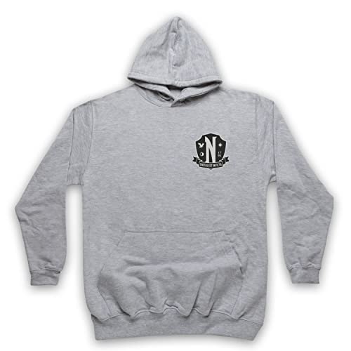 Sweat a Capuche Wednesday Nevermore Academy School coupe classique adultes