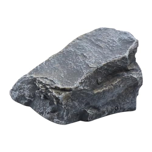 ZONADAH Schildkrötenhaus, Reptilienhöhle, Kunstharz, Sonnenplattform, Kunstharz, Landschaftsbau, Aquarium, Fischversteck, Unterschlupf für Reptilien, Schildkröten, Frösche, Zoo-Dekoration, Ornament