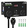 Sekelo Ev Manual Charging Switch for E Ev Dryer, Nema 14-30, 240V, 25A Power Splitter Switch, with a Safety Circuit Breaker, Manually Operated Selector, Plug and Play