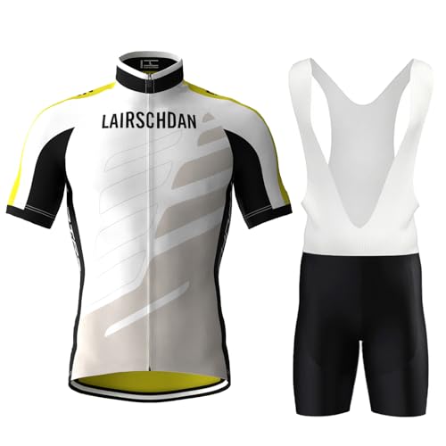 Tenue cycliste ete respirante et anti-choc avec son cuissard a bretelle ergonomique