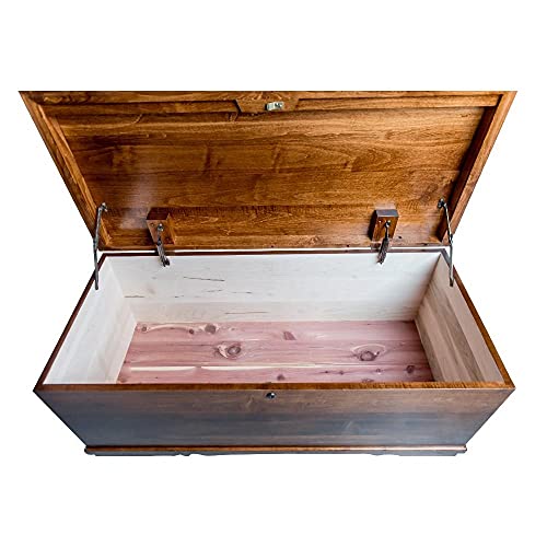 46-Cedar-Hope-Chest-with-Waterfall-Top–Amish-Cedar-Chest-w-Anti-Slam-Hinges–Hope-Chest-with-lock–Blanket-Chest-Cedar-Chests-and-Trunks-for-Blankets-Brown-Maple-Wood-Asbury-Stain 46 Cedar Hope Chest with Waterfall Top–Amish Cedar Chest w Anti Slam Hinges–Hope Chest with lock–Blanket Chest Cedar Chests and Trunks for Blankets Brown Maple Wood Asbury Stain