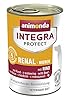 animonda Integra Protect cibo dietetico per cani, alimento umido in caso di insufficienza renale cronica, con manzo 6 x 400 g