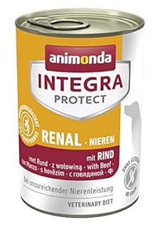 animonda Integra Protect cibo dietetico per cani, alimento umido in caso di insufficienza renale cronica, con manzo 6 x 400 g