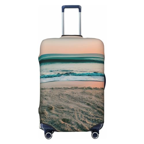 Beach Sunset Theme Luggage Covers For Suitcase Approved,Suitcase Cover Protector Fit 18-32 InchLuggage