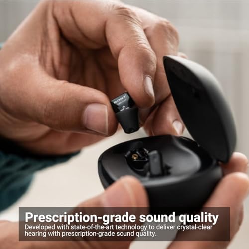 Image of Sony CRE-C20 Self-Fitting OTC Hearing Aids Bundle with Sony CRES2VS Vented Sleeves (Small, 3-Pair) and Sony CRES2VX Vented Sleeves (Extra Small, 3-Pair) (3 Items)