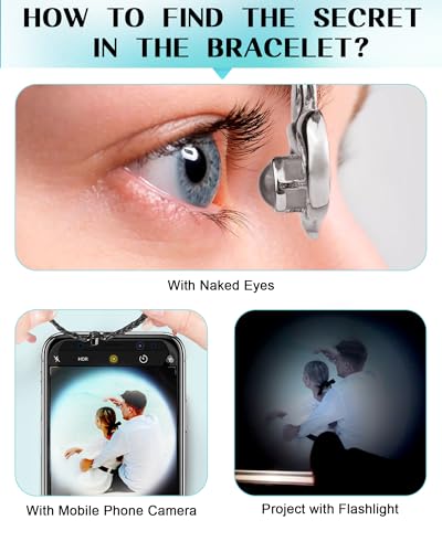 SUPHELPU Custom Necklaces with Picture Inside, Picture Necklace Personalized Photo, Personalized Projection Pendant Necklace, Photo Gifts Christmas Birthday Anniversary Memorial Gifts for Wife Women — view 2