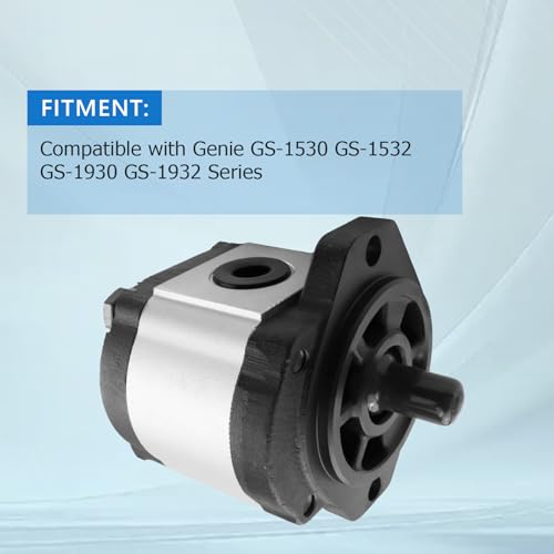 Image of 1pcs 231572GT 231572 Hydraulic Gear Pump 4.0CC for Genie GS-1530 GS-1532 GS-1930 GS-1932 Series Gear Pump Parts Replacement