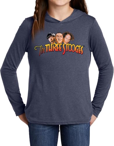 Buy Cool Shirts Three Stooges Logo Kids Long Sleeve Hoodie