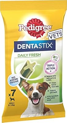 Pedigree Dentastix - Daily Fresh Dental Chews - Dog Treats for Small Dog - 70 Sticks (Pack of 10)