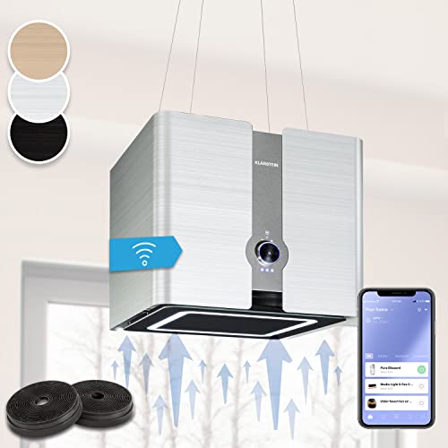 Klarstein Futurelight Smart - Cappa Aspirante, Funzione di Ricircolo con una Potenza Aspirante di...