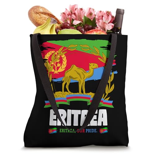 Bolsa tote con bandera de Eritrea para mujer miniatura 4