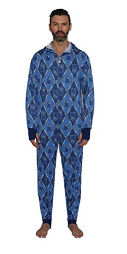 Doctor Who Argyle TARDIS Screwdriver Pajamas, Small/Medium