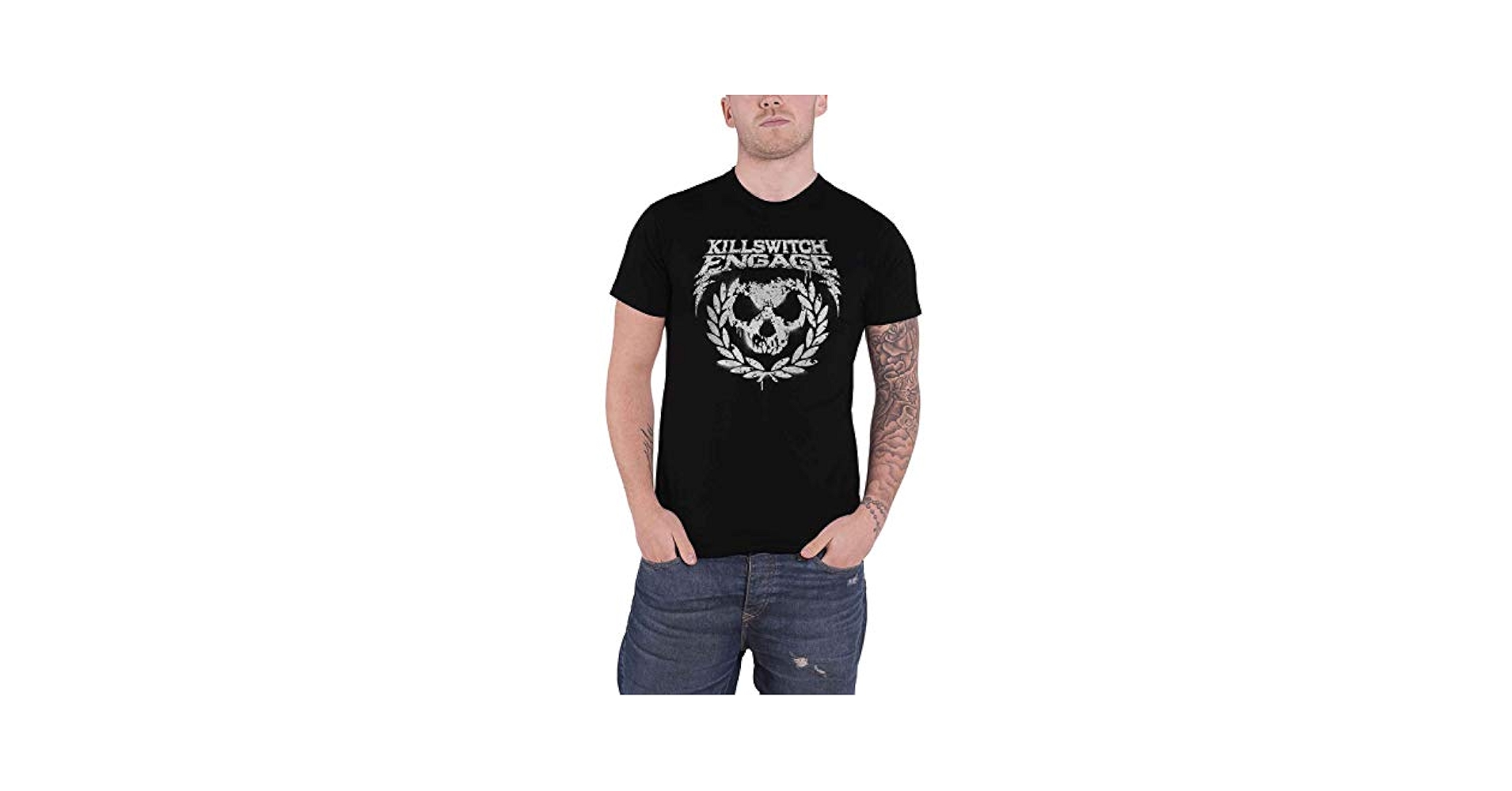 Amazon.com: Killswitch Engage Men's Skull Spraypaint T-Shirt