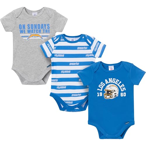 Image of Gerber NFL Baby Boys 3-Pack Onesie Bodysuit