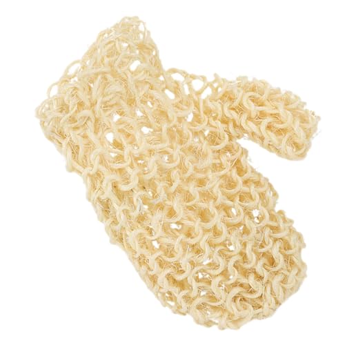 IWOWHERO Guante Exfoliante de Sisal para Baño y Ducha Exfoliador Corporal Multiusos Diseño Cómodo y Seguro para Limpieza Profunda y Masaje Corporal