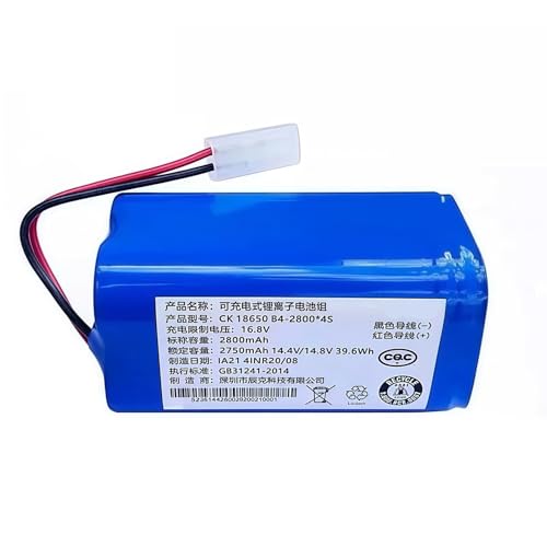 RS-RT900866 Remplacer La Batterie Compatible avec Rowenta Tefal Explorer Serie 20 40 60 Robot Aspirateur Batterie Lithium 2800mAh