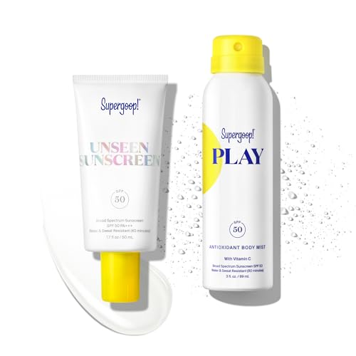 Image of Supergoop! Unseen Sunscreen - SPF 50 - Clear & Invisible Face Sunscreen + Broad Spectrum + Makeup-Gripping Primer - Weightless, Scentless, Oil Free
