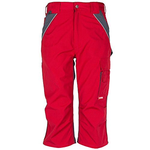 Planam 2557040 Plaline 44289 Hose, Rot/Schiefer, Größe XS